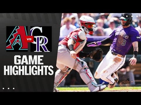 D-backs vs Rockies Game Highlights (8/17/25) | MLB Highlights