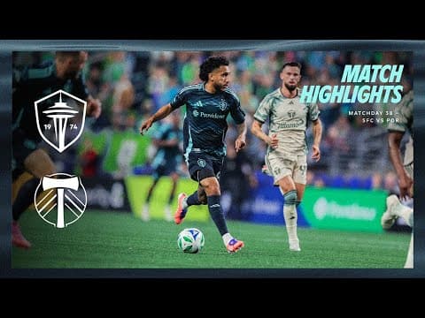 HIGHLIGHTS: Seattle Sounders FC vs. Portland Timbers | October 4, 2025