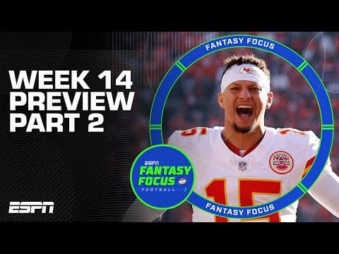 Week 14 Lineup Locks + Starts of the Week | Fantasy Focus