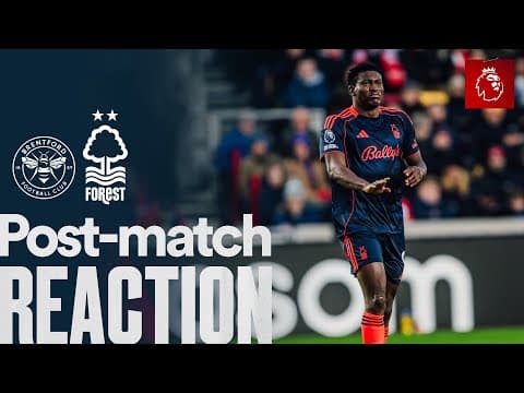 "A really big win!" π | Taiwo Awoniyi's Reaction | Brentford v Forest | Premier League