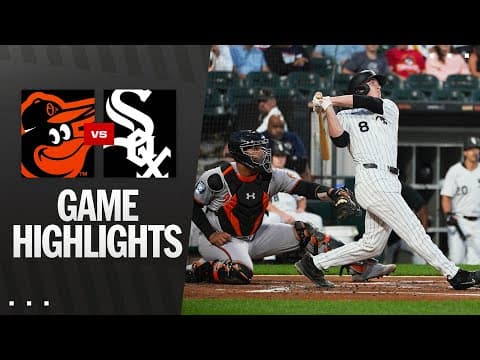 Orioles vs. White Sox Game Highlights (9/16/25) | MLB Highlights