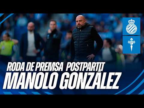 🎥 Roda de premsa de Manolo González | #EspanyolCelta