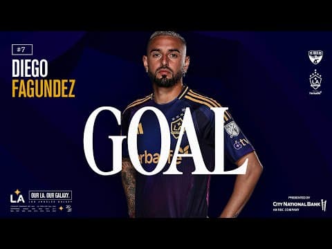 GOAL: Diego Fagundez scores banger to give LA Galaxy the lead vs. FC Dallas