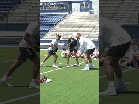 Baby Gronk vs. Jake Ferguson 😳 (via @flexworkmgt/IG)