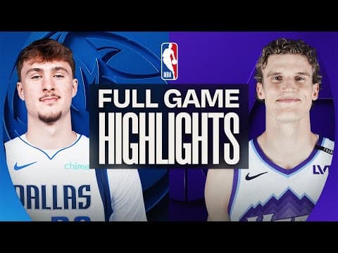 MAVERICKS at JAZZ | FULL GAME HIGHLIGHTS | January 8, 2026