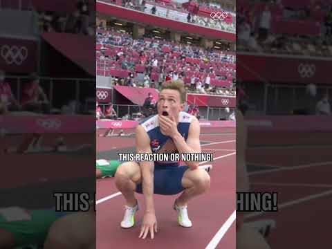 Throwback to Karsten Warholm's viral celebration at #Tokyo2020. 🥇🇳🇴