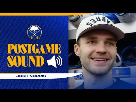"I Was Fired Up" | Josh Norris Has Three-Point Performance In Return To Ice | Buffalo Sabres