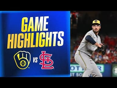 Brewers vs. Cardinals Game Highlights (9/20/25) | MLB Highlights