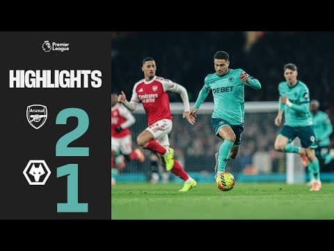 Late defeat in London | Arsenal 2-1 Wolves | Match Highlights