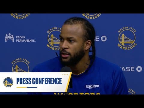 Moses Moody Recaps Warriors Win at Utah Jazz | Jan. 28, 2026