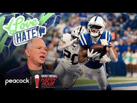 Michael Pittman Jr. 'getting by' with touchdowns | Fantasy Football Happy Hour | NFL on NBC