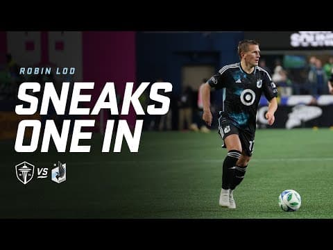 GOAL: Robin Sneaks in a Second Before Half