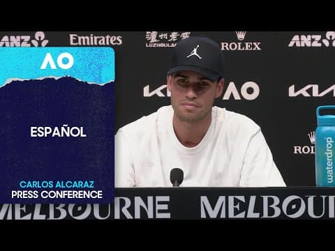 Carlos Alcaraz Press Conference in Espanol | Australian Open 2026 First Round