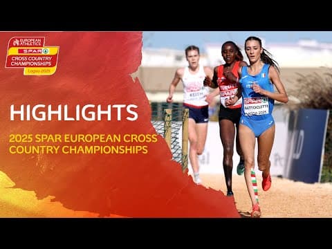 DRAMATIC FINISHES ⚡Records and Upsets 😮 | HIGHLIGHTS - European Cross Country Championships 2025