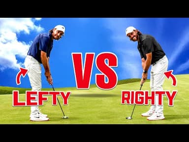 My First Round On Course Left Handed (Against Myself Righty)