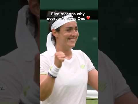 Ons Jabeur moments to make you smile 😃❤️ #shorts #tennis #tennisplayer #tennistiktok