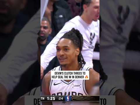 DEV CALLED GAME! #spurs #nba #devinvassell