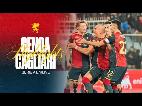 HL | GENOA 3-0 CAGLIARI | SERIE A ENILIVE 25/26