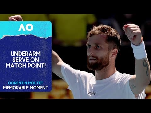 UNDERARM Serve on Match Point! | Australian Open 2026