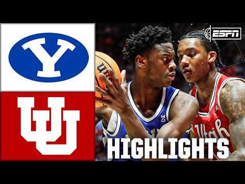 BYU Cougars vs. Utah Utes | Full Game Highlights | ESPN College Basketball