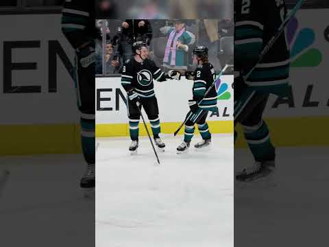 Will Smith scores sick goal #nhl #sharks #hockey