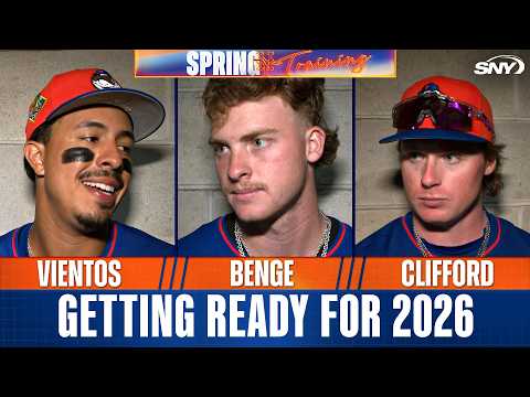 Mark Vientos, Carson Benge and Ryan Clifford detail Sunday’s win over the Yankees