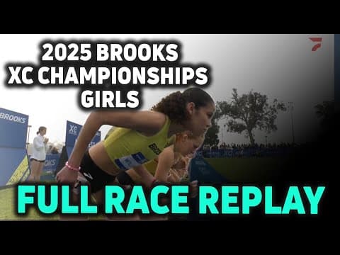 Girls Full Race Replay | 2025 Brooks XC Championships