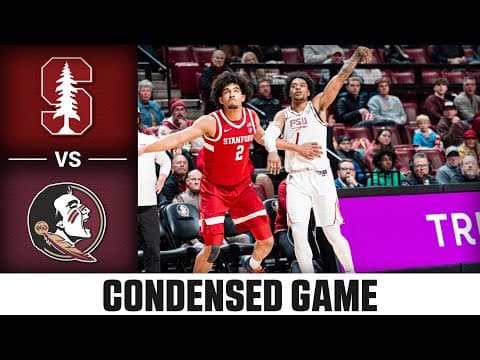 Stanford vs. Florida State Condensed Game | 2025-26 ACC Men's Basketball