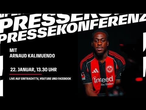 „Sehr schön willkommen geheißen“ I Pressekonferenz mit Arnaud Kalimuendo