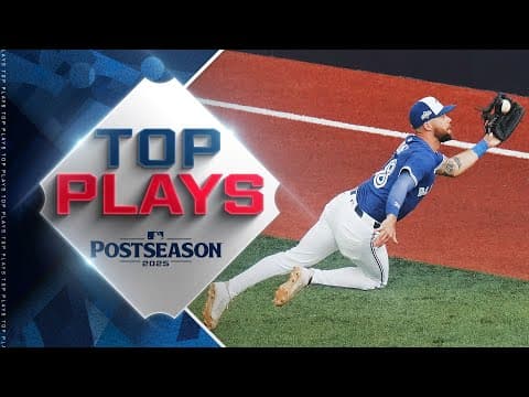 Top MLB Plays of 10/4/25 (Teoscar Hernández's game-winning homer, Nathan Lukes' awesome dive, MORE!)