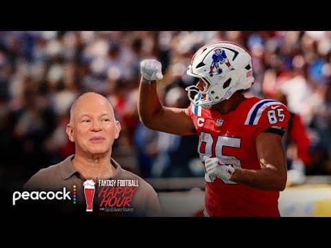 Patriots' Henry a top-12 fantasy TE for rest of season | Fantasy Football Happy Hour | NFL on NBC