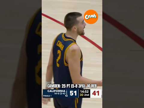 First double-double of the season for John π #cal #calbears #collegebasketball #sports #basketball