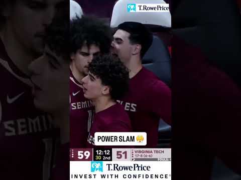 Lajae Jones took him off the dribble😮💨#collegebasketball #accbasketball #basketball #floridastate