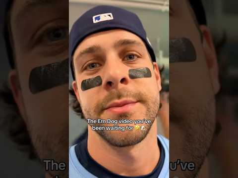 Ern Dog loves to Bark 🤣🐶 #ErnieClement #BlueJays #MLB #Toronto #Funny #Dog