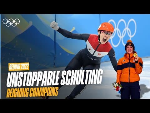 Suzanne Schulting Dominates🇳🇱🥇 | Women’s 1000m Short Track | Beijing 2022 | Reigning Champions