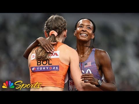 Femke Bol, Dalilah Muhammad battle for 400m hurdles finals slots in tough semifinal | NBC Sports