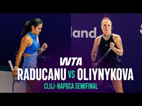 Emma Raducanu vs. Oleksandra Oliynykova | 2026 Cluj-Napoca Semifinal | WTA Match Highlights
