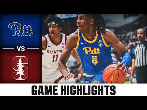 Pitt vs. Stanford Game Highlights | 2025-26 ACC Men's Basketball