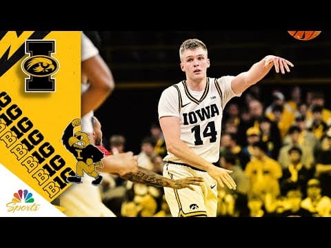 Bennett Stirtz discusses coming to Iowa with Ben McCollum | Big Ten on NBC Sports (FULL INTERVIEW)
