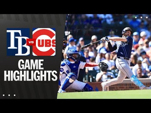 Rays vs. Cubs Game Highlights (9/14/25) | MLB Highlights