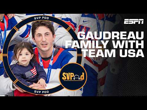 SVP reacts to Johnny Gaudreau's kids joining Team USA after gold medal win 🙌