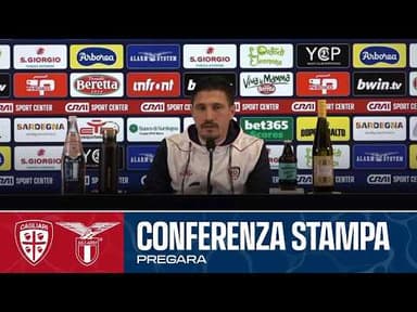 SERIE A ENILIVE | MISTER PISACANE IN CONFERENZA STAMPA | CAGLIARI - LAZIO