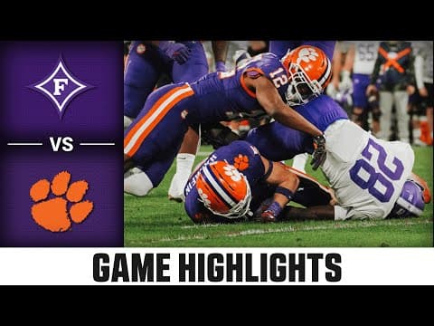 Furman vs. Clemson Game Highlights | 2025 ACC Football