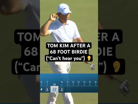 Tom Kim can't hear youuuuu 👂