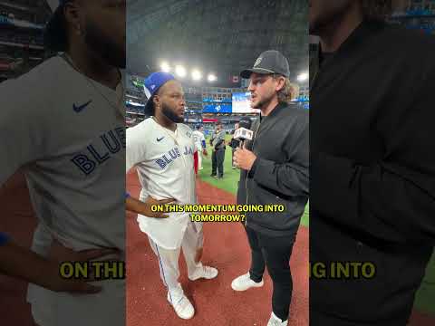 Vladimir Guerrero Jr. and Vinnie Pasquantino break down the Blue Jays Game 1 victory! #WorldSeries