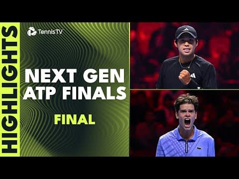 Learner Tien vs Alexander Blockx For The Title ๐ | Next Gen ATP Finals Highlights