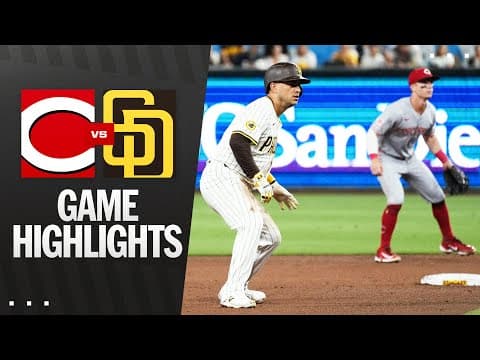 Reds vs. Padres Game Highlights (9/9/25) | MLB Highlights