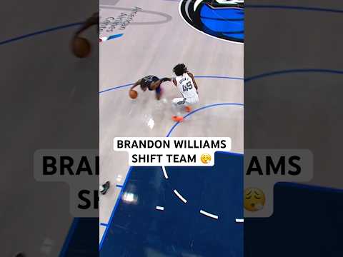 Brandon Williams tween cross to the nice lay up đźâđš