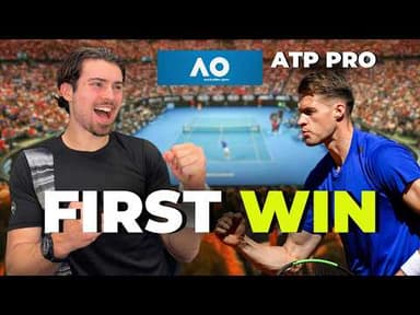 I Joined A Pro's Team For His First Australian Open Win!