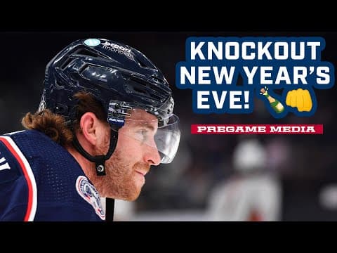 NEW YEAR'S EVE at NATIONWIDE ARENA! πΎπ Blue Jackets Close Out 2025 vs. the Devils! | Pregame Media